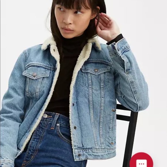 Levi's Jackets & Blazers - NWT Levi’s original Sherpa trucker denim jacket
